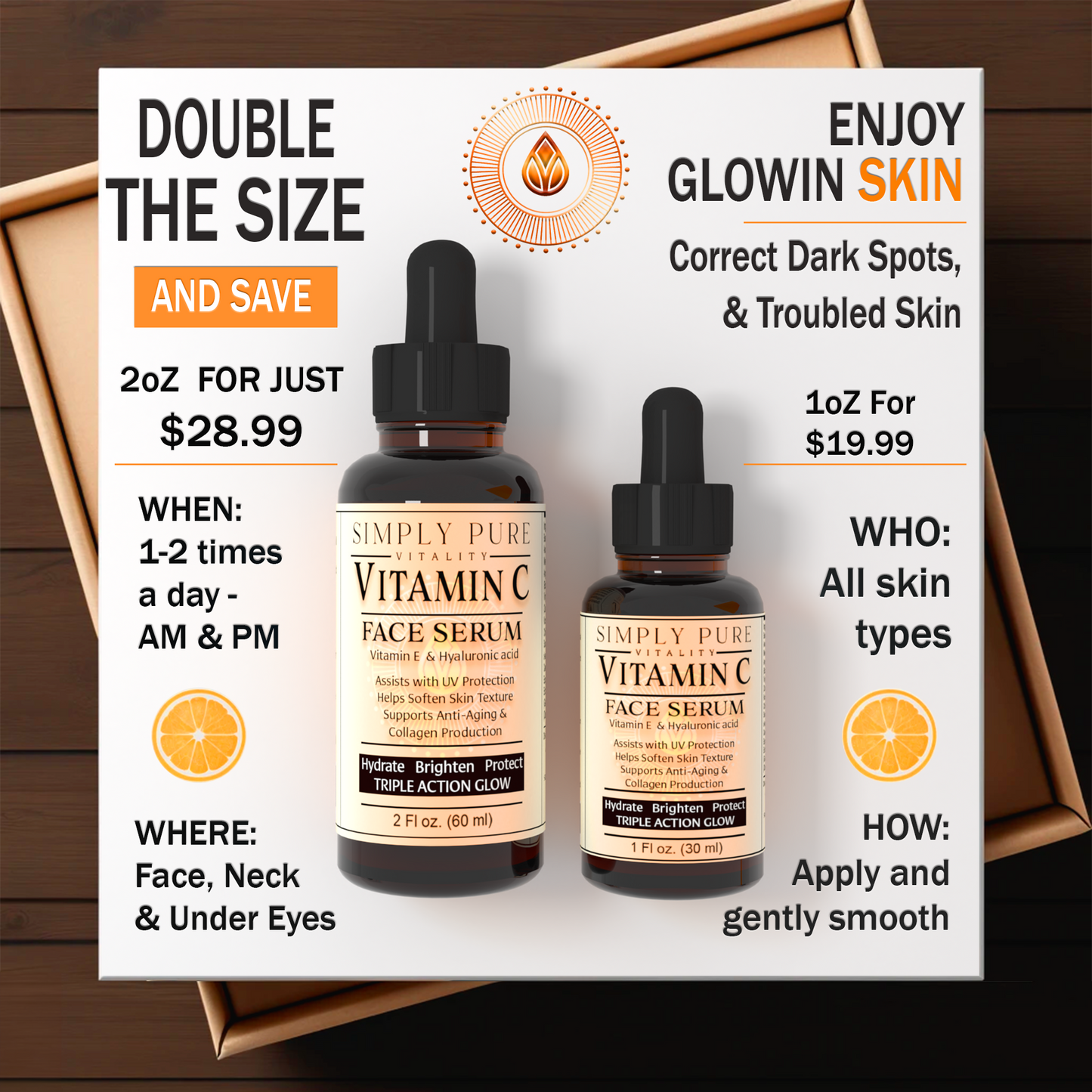 Anti - Aging Vitamin C Face Serum